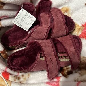 NWT Maroon Birkenstocks